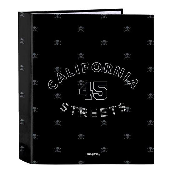 Carpeta Folio 4 Anillas 35Mm Lomo Ancho Safta "California"27 x 33 x 6 cm.