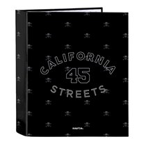 Carpeta Folio 4 Anillas 35Mm Lomo Ancho Safta "California"27 x 33 x 6 cm.