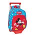 Mochila Con Carro 705 Mickey Mouse "Fantastic"28 x 34 x 10 cm.