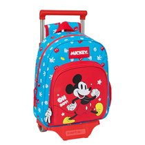 Mochila Con Carro 705 Mickey Mouse "Fantastic"28 x 34 x 10 cm.