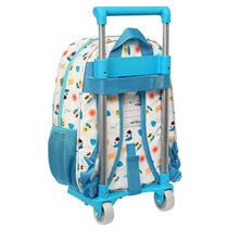 Mochila Mochila Con Carro 705 Baby Shark "Surfing"26 x 34 x 11 cm.