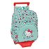 Mochila Mochila Con Carro 705 Hello Kitty "Sea Lovers"26 x 34 x 11 cm.