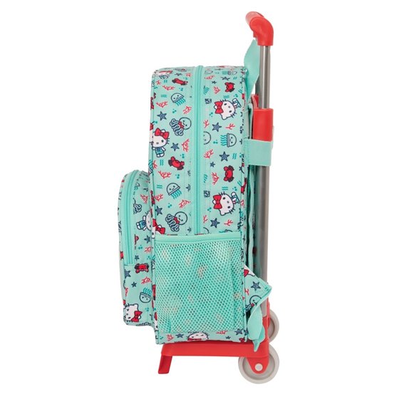 Mochila Mochila Con Carro 705 Hello Kitty "Sea Lovers"26 x 34 x 11 cm.