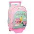 Mochila Mochila Con Carro 705 Peppa Pig "Ice Cream"26 x 34 x 11 cm.
