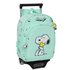 Mochila Mochila Con Carro 705 Snoopy "Groovy"26 x 34 x 11 cm.