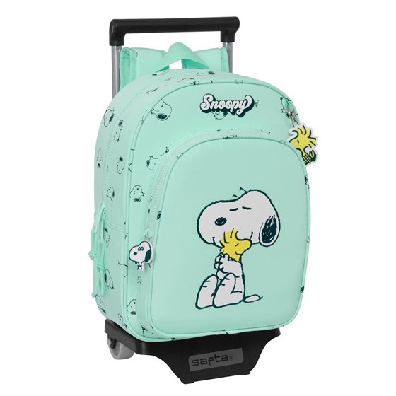 Mochila Mochila Con Carro 705 Snoopy "Groovy"26 x 34 x 11 cm.