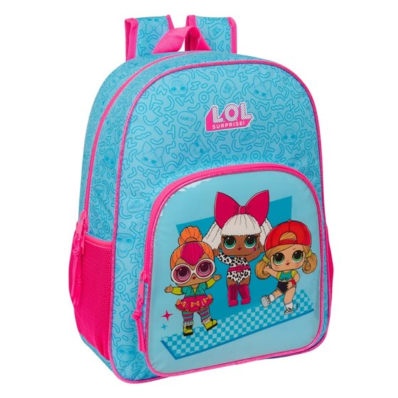 Mochila Adaptable A Carro Lol Surprise! "Divas"33 x 42 x 14 cm.