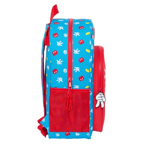 Mochila De 33 Cm Adaptable A Carro Mickey Mouse "Fantastic"33 x 42 x 14 cm.