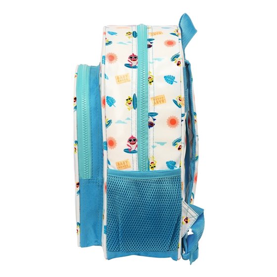 Mochila Infantil Adaptable A Carro Baby Shark "Surfing"26 x 34 x 11 cm.