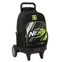 Mochila Grande Con Ruedas Compact Evolution Extraible Nerf "Get Ready"33 x 45 x 22 cm.