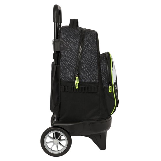 Mochila Grande Con Ruedas Compact Evolution Extraible Nerf "Get Ready"33 x 45 x 22 cm.