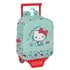Mochila Con Carro 805 Hello Kitty "Sea Lovers"22 x 27 x 10 cm.