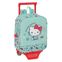 Mochila Con Carro 805 Hello Kitty "Sea Lovers"22 x 27 x 10 cm.