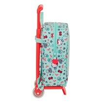 Mochila Con Carro 805 Hello Kitty "Sea Lovers"22 x 27 x 10 cm.