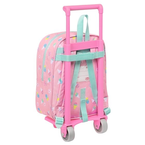 Mochila Con Carro 805 Peppa Pig "Ice Cream"22 x 27 x 10 cm.