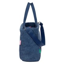 Bolso Con Bolsillo Para Portatil 14,1'' Benetton "Denim"40 x 31 x 17 cm.
