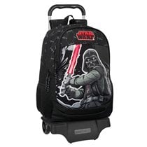 Mochila Con Carro 905 Star Wars "The Fighter"32 x 44 x 16 cm.