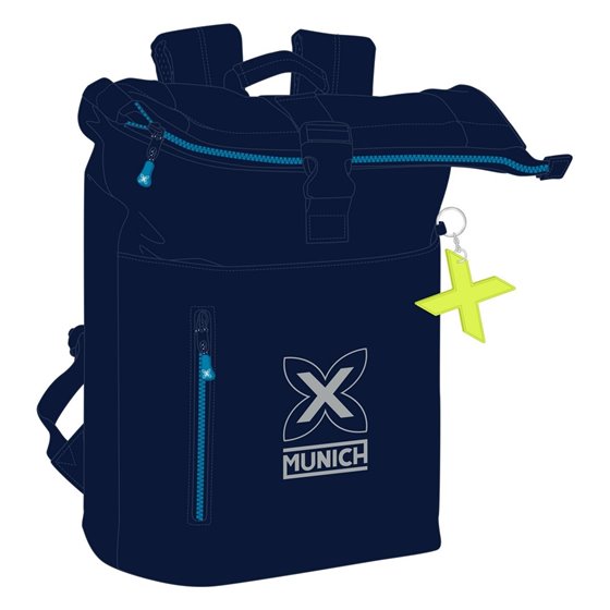 Mochila Solapa Para Portatil 15,6'' Munich "Nautic"28 x 42 x 13 cm.