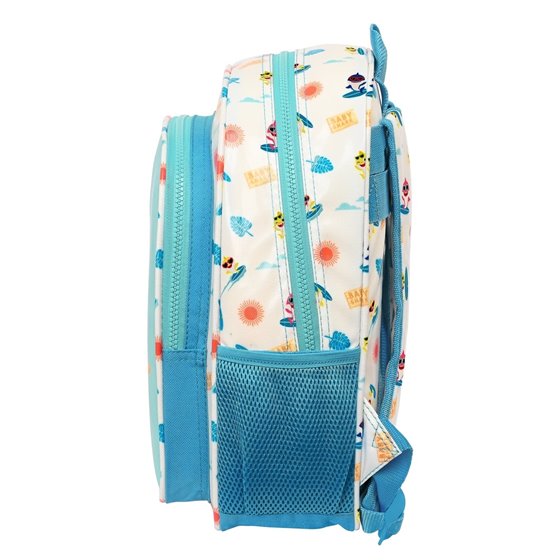 Mochila Infantil Con Musica Adaptable A Carro Baby Shark "Surfing"27 x 33 x 10 cm.