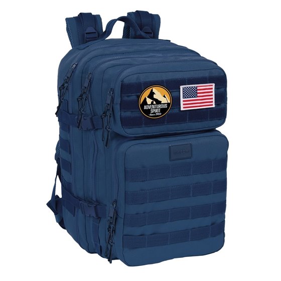 Mochila Militar Portatil 15,6'' Safta Basic "Marino"30 x 48 x 23 cm.