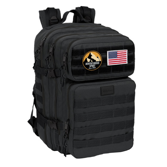 Mochila Militar Portatil 15,6'' Safta Basic "Negro"30 x 48 x 23 cm.