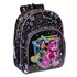 Mochila Infantil Adaptable A Carro Monster High28 x 34 x 10 cm.