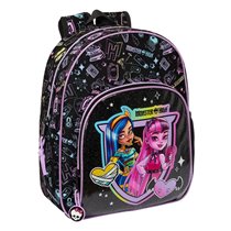 Mochila Infantil Adaptable A Carro Monster High28 x 34 x 10 cm.