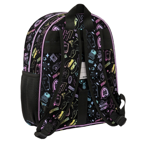 Mochila Infantil Adaptable A Carro Monster High28 x 34 x 10 cm.