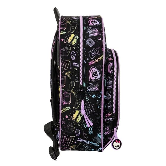 Mochila Infantil Adaptable A Carro Monster High28 x 34 x 10 cm.