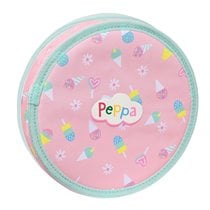 Plumier Redondo 18 Piezas Peppa Pig "Ice Cream"21 x 3,5 cm.
