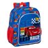 Mochila Junior Adaptable A Carro Cars "Race Ready"32 x 38 x 12 cm.