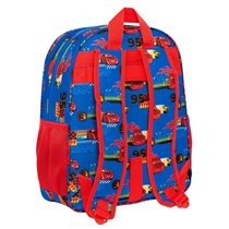 Mochila Junior Adaptable A Carro Cars "Race Ready"32 x 38 x 12 cm.