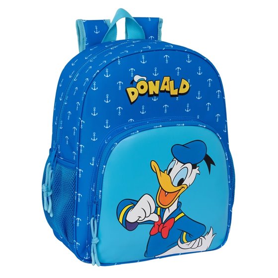 Mochila Junior Adaptable A Carro Donald Infantil32 x 38 x 12 cm.
