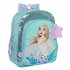 Mochila Junior Adaptable A Carro Frozen Ii "Hello Spring"32 x 38 x 12 cm.