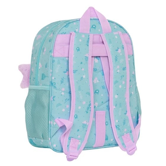 Mochila Junior Adaptable A Carro Frozen Ii "Hello Spring"32 x 38 x 12 cm.