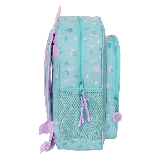 Mochila Junior Adaptable A Carro Frozen Ii "Hello Spring"32 x 38 x 12 cm.