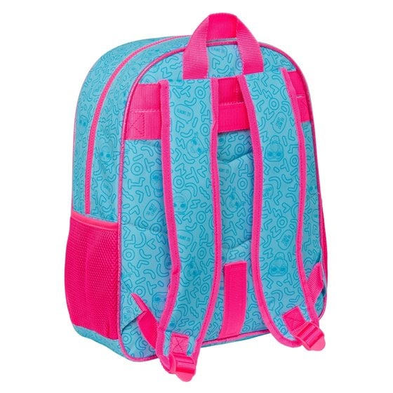 Mochila Junior Adaptable A Carro Lol Surprise! "Divas"32 x 38 x 12 cm.