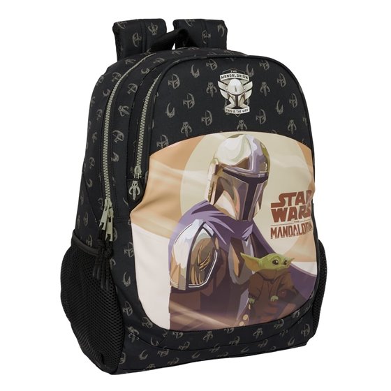 Mochila Adaptable A Carro The Mandalorian "This Is The Way"32 x 44 x 16 cm.