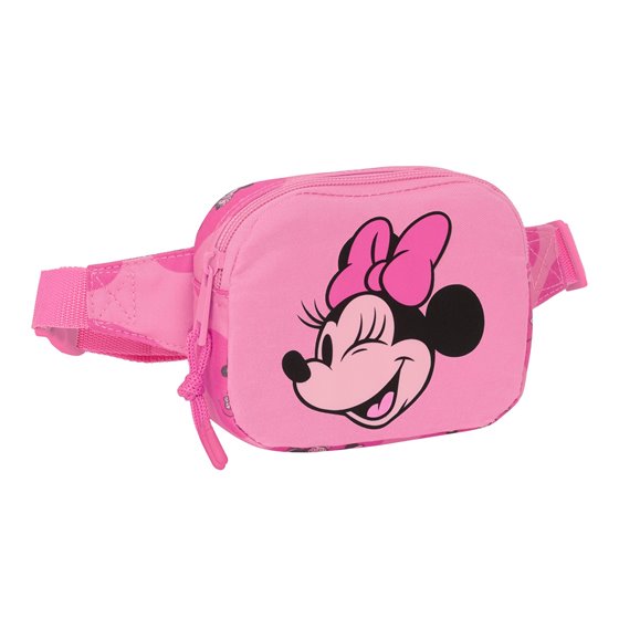Riñonera Infantil Niña Minnie Mouse "Loving"14 x 11 x 4 cm.