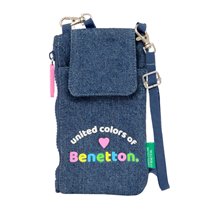 Monedero Portamovil Benetton "Denim"10 x 19 cm.