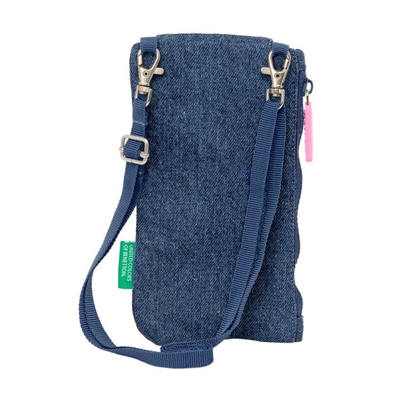 Monedero Portamovil Benetton "Denim"10 x 19 cm.