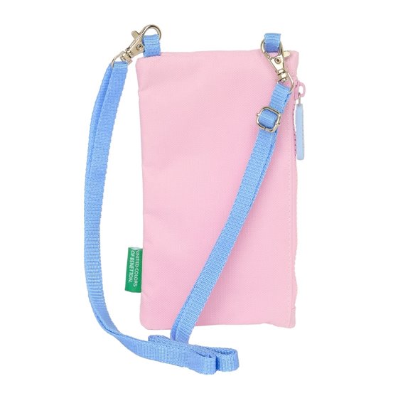 Monedero Portamovil Benetton "Pink"10 x 19 cm.