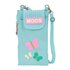 Monedero Portamovil Reciclado Moos "Butterflies"10 x 19 cm.