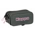 Portatodo Triple Big Kappa "Silver Pink"21,5 x 10 x 8 cm.