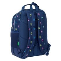 Mochila Doble Adaptable A Carro Benetton "Cool"32 x 42 x 15 cm.
