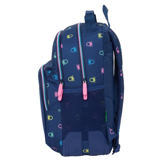 Mochila Doble Adaptable A Carro Benetton "Cool"32 x 42 x 15 cm.