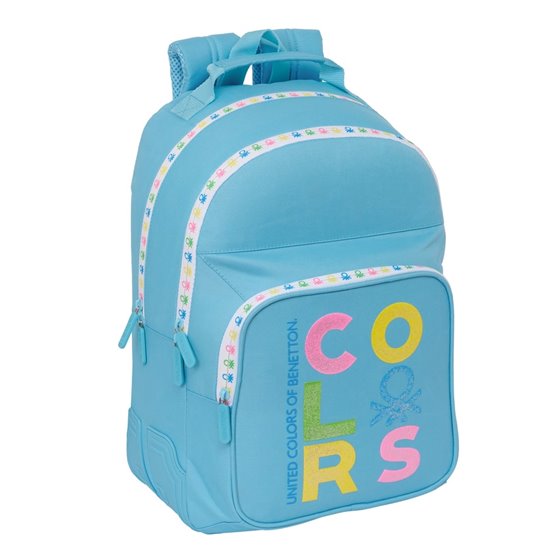 Mochila Doble Adaptable A Carro Benetton "Spring"32 x 42 x 15 cm.