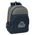 Mochila Doble Adaptable A Carro Kappa "Dark Navy"32 x 42 x 15 cm.