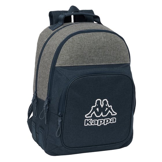 Mochila Doble Adaptable A Carro Kappa "Dark Navy"32 x 42 x 15 cm.