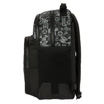 Mochila Doble Adaptable A Carro Paul Frank "Join The Fun"32 x 42 x 15 cm.
